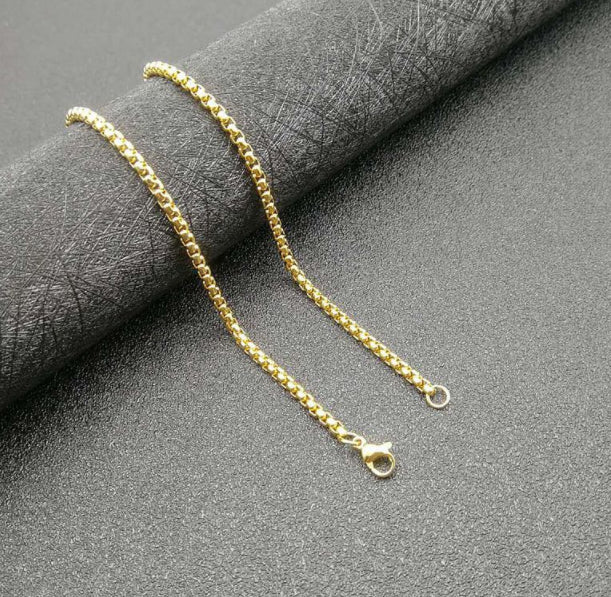 Fashion Gold Necklace Boxing Sport Simplicity